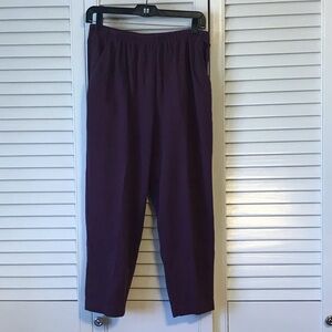 Lands' End Women's Deep Purple Joggers